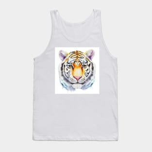 Tiger art, watercolor painting Tank Top